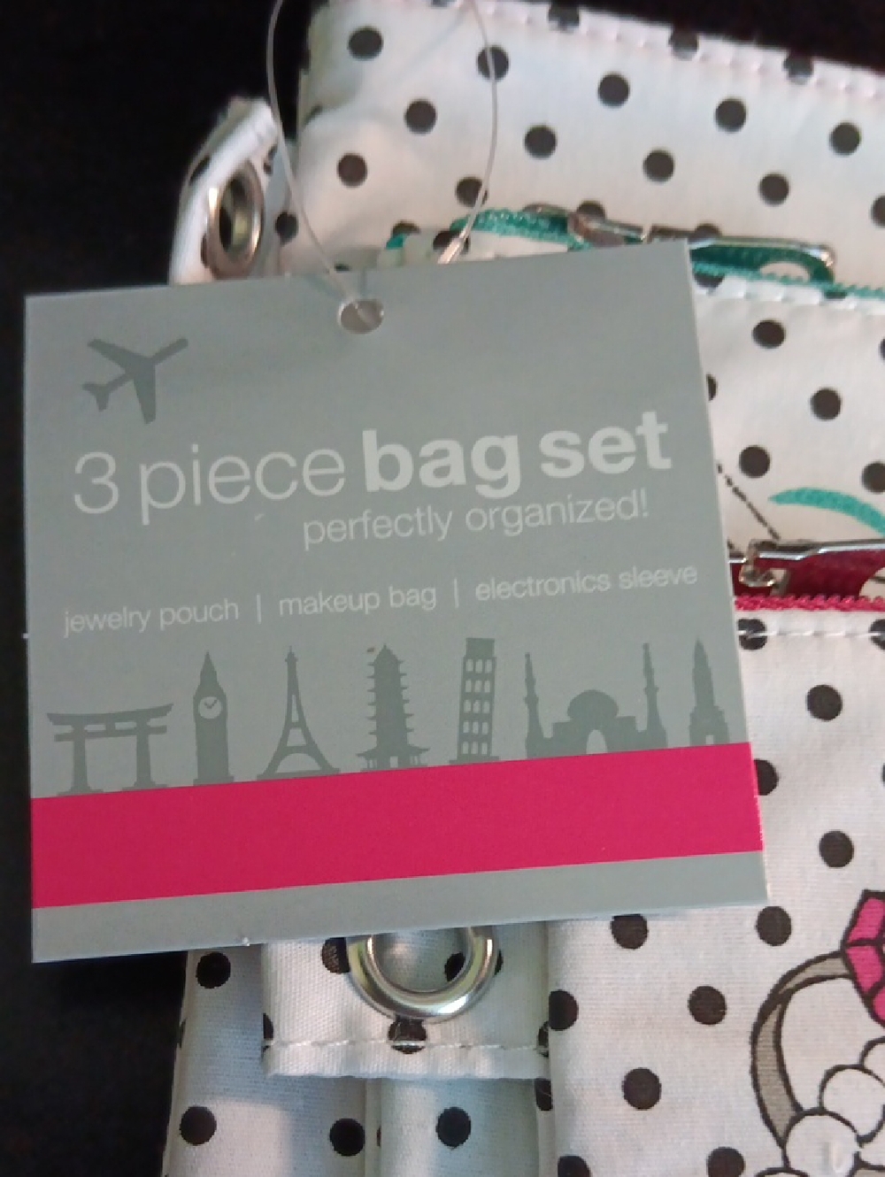 3 Piece Travel Bag Set (New) - Picture 2 of 11